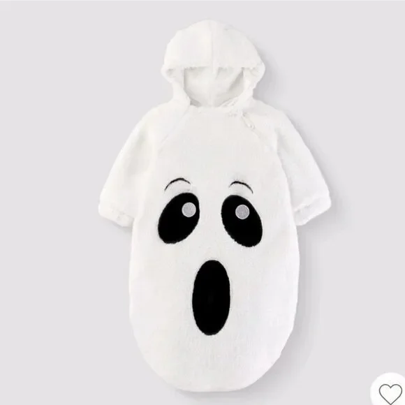Baby Boys Girls Hyde and Eek GHOST Bunting Halloween Costume Size 0-6 Months NWT - Picture 6 of 8
